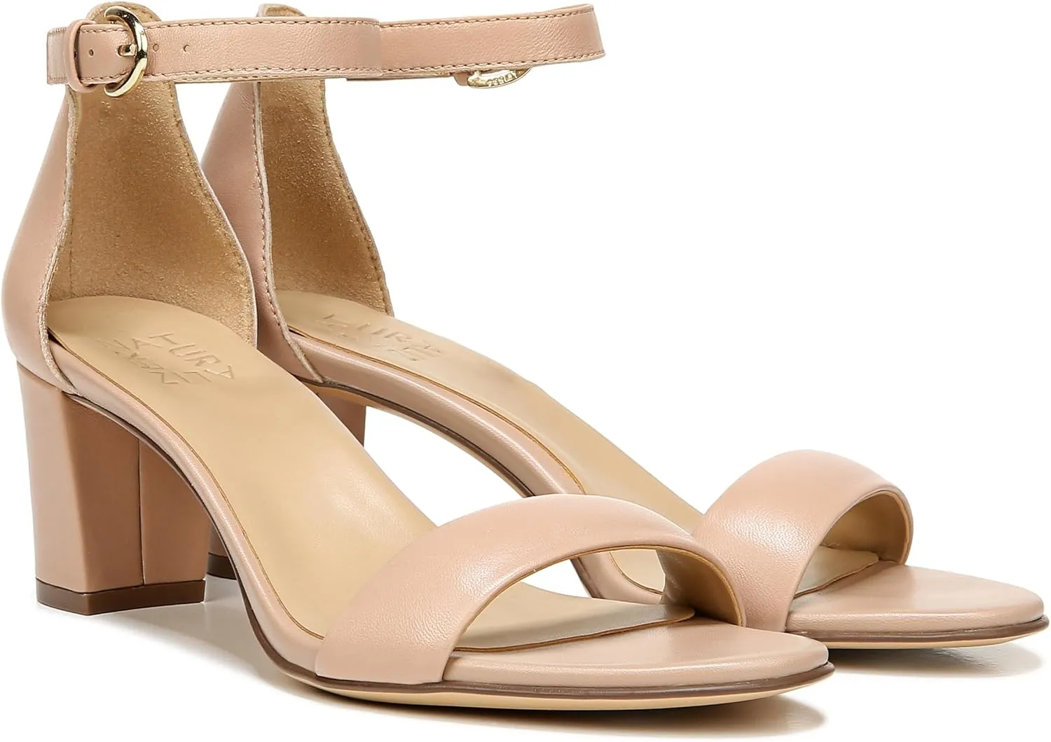 Naturalizer Womens Vera Ankle Strap Block Heel Dress Sandal