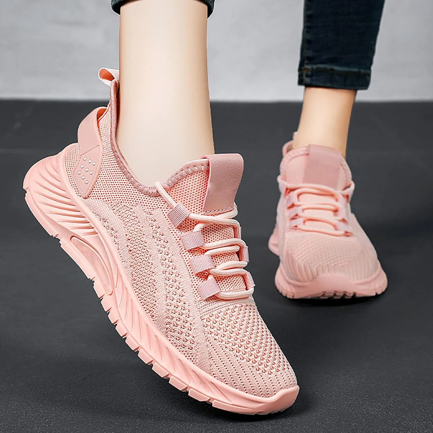 Non Slip Work Shoes Women Walking Sneakers for Women Loafers for Women Casual Round Head Christmas Tennis Shoes for Men Wide Toe Box Trendy Casual