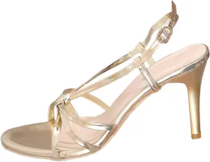 Open Toe Strappy Ankle Strap High Heel Sandals Heeled Sandals Lightweight Large Size High Heels Pointed Sandal