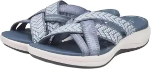 Orthopedic Sandals for Women Comfortable Arch Support Slide Slippers Wide Width Walking Shoes Beach Outdoor Sandalias
