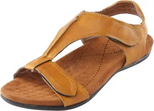 Orthotic Sandals for Women Wedge Sandals Leather Women's Sandal Comfort, Arch Support, Adjustable Strap Fit Walking Comfort