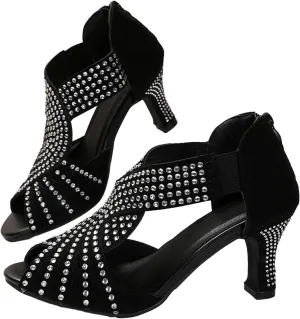 Platform Strappy Heel Sandal Open Toe Sandals Chunky High Heel Large Size Sandals