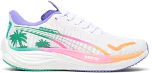 PUMA Mens F1 Velocity Nitro 3 Miami Graphic Running Sneakers Shoes - White - Size 13 M