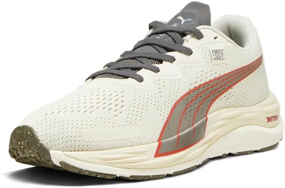 Puma Mens First Mile X Velocity Nitro 2 Running Sneakers Shoes - White