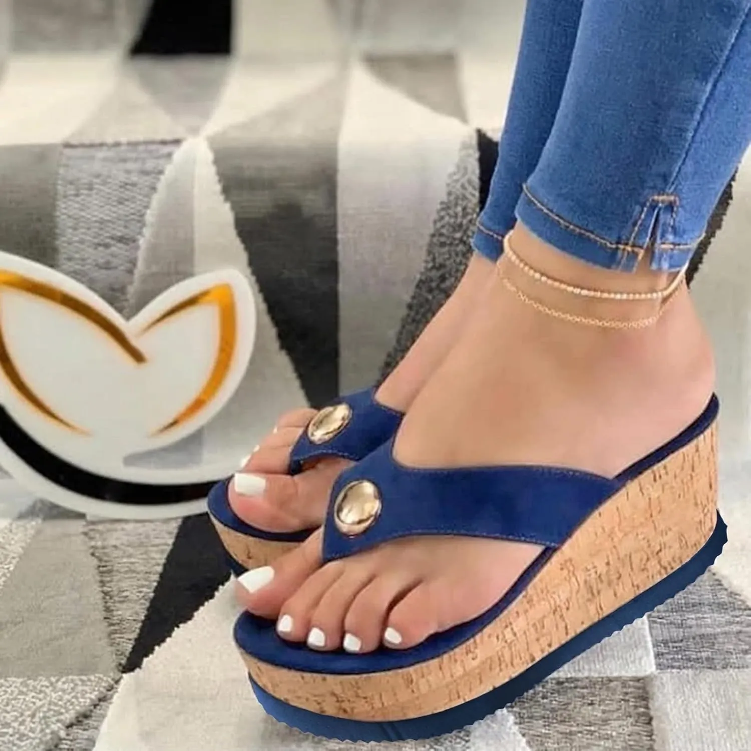 Sandals for Women Comfort Walking Summer Beach Thong Sandals Womens Flip Flops Sandal Women