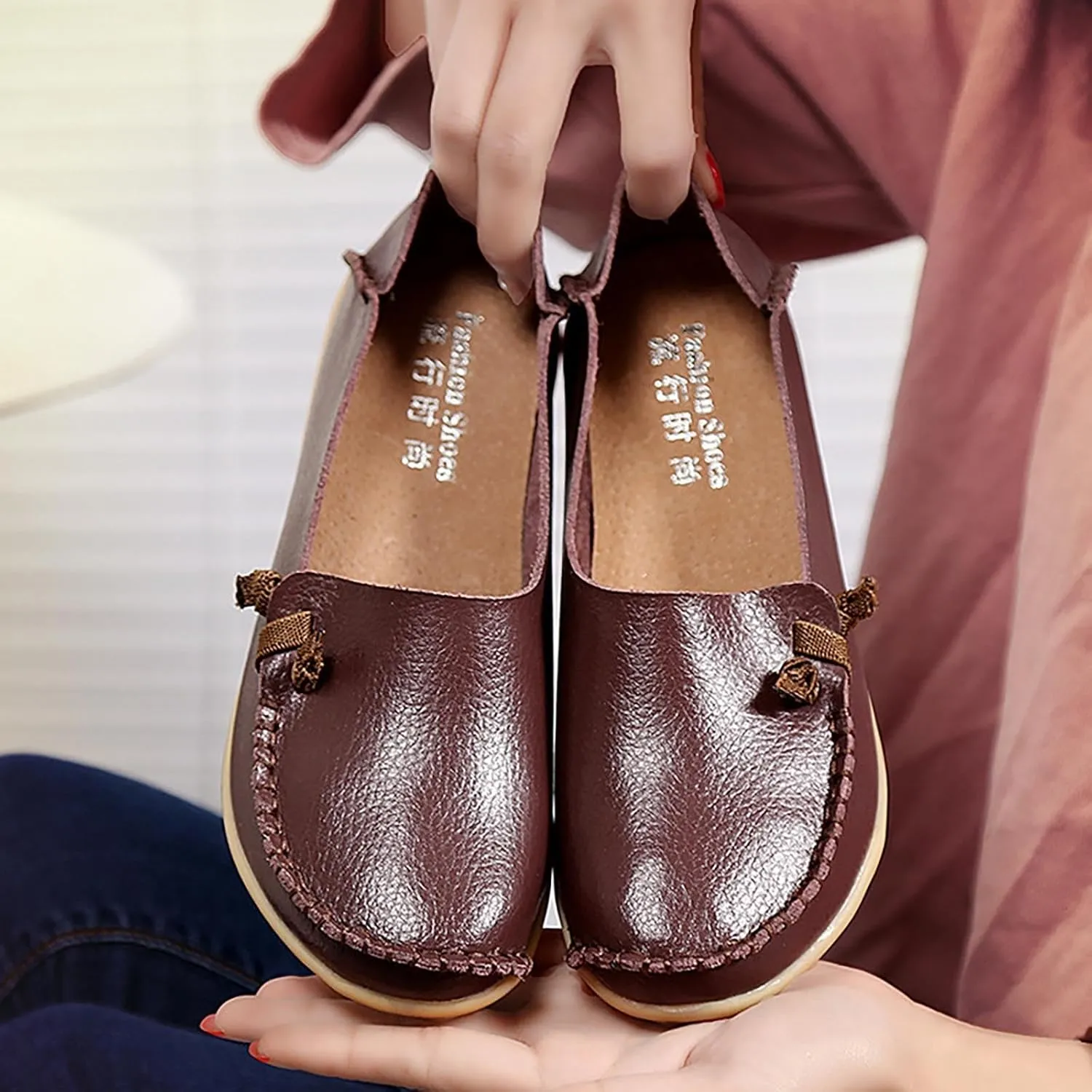 Shoes for Women High Top Sneakers for Women Platform Loafers for Women Non Slip Slip On Christmas Sneakers for Women 2024 Round Toe Flats Comfortable