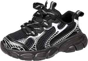 Summer Fashionable Sports Shoes Thick Soled Bottom Non Slip Mesh Breathable Lace Adjustable Kids Dress Shoes