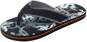 Sunville Kid's Flip Flops with Denim Strap Detail