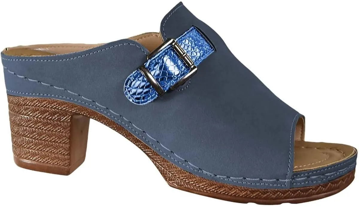 Wedge Sandals for Women 2025 Summer Platform Chunky Heels Low Shoes Summer Sandals for Women Casual Open Toe Comfortable Sandal Lightweight Outdoor Fashion Trendy Going Out Slippers