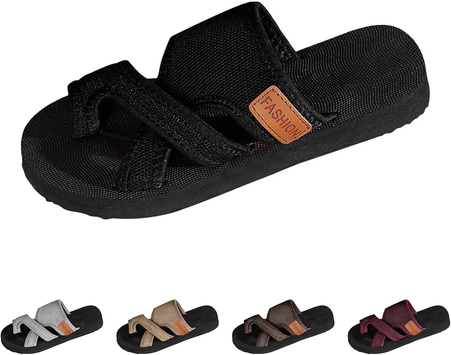 Women's Breathable Orthopedic Sandals Comfort Walking Non-Slip Flip Flops Ergonomic Hollow Mesh Slides Sandals for Women 2025 Indoor And Outdoor
