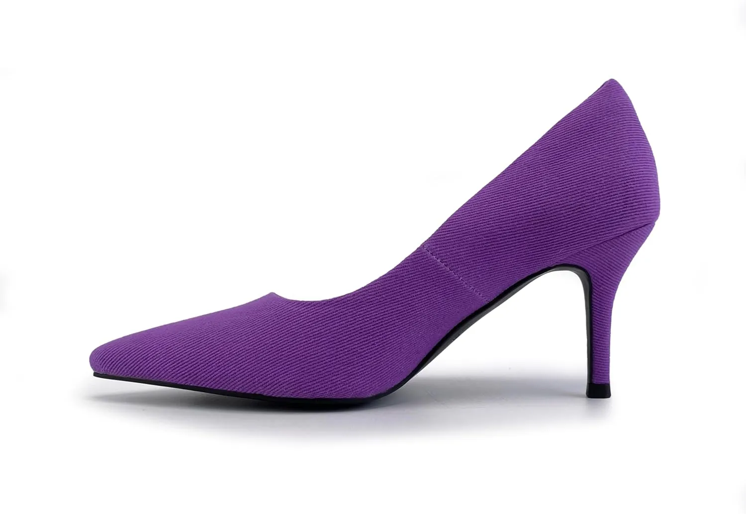 Women's Colorful Denim Walkers Stiletto Heel Dress Pump Shoes
