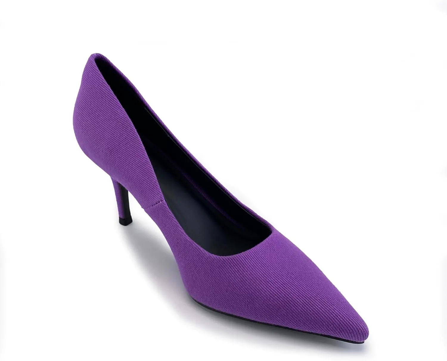 Women's Colorful Denim Walkers Stiletto Heel Dress Pump Shoes