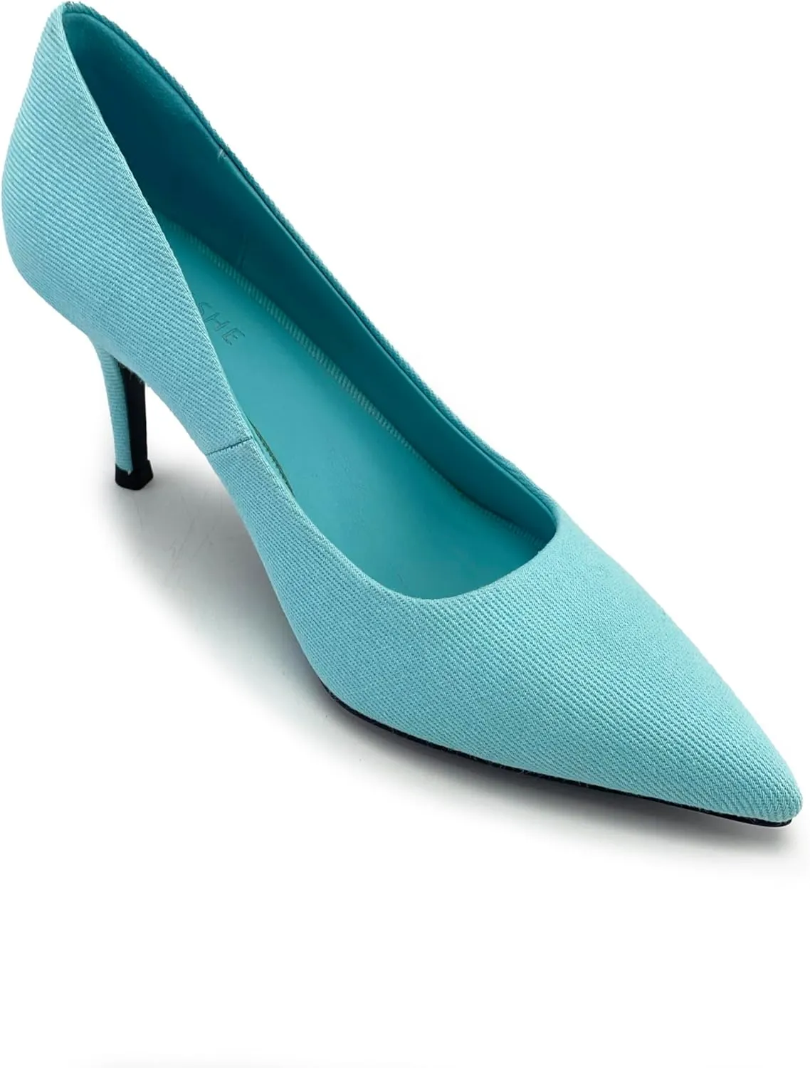 Women's Colorful Denim Walkers Stiletto Heel Dress Pump Shoes