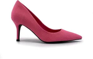 Women's Colorful Denim Walkers Stiletto Heel Dress Pump Shoes