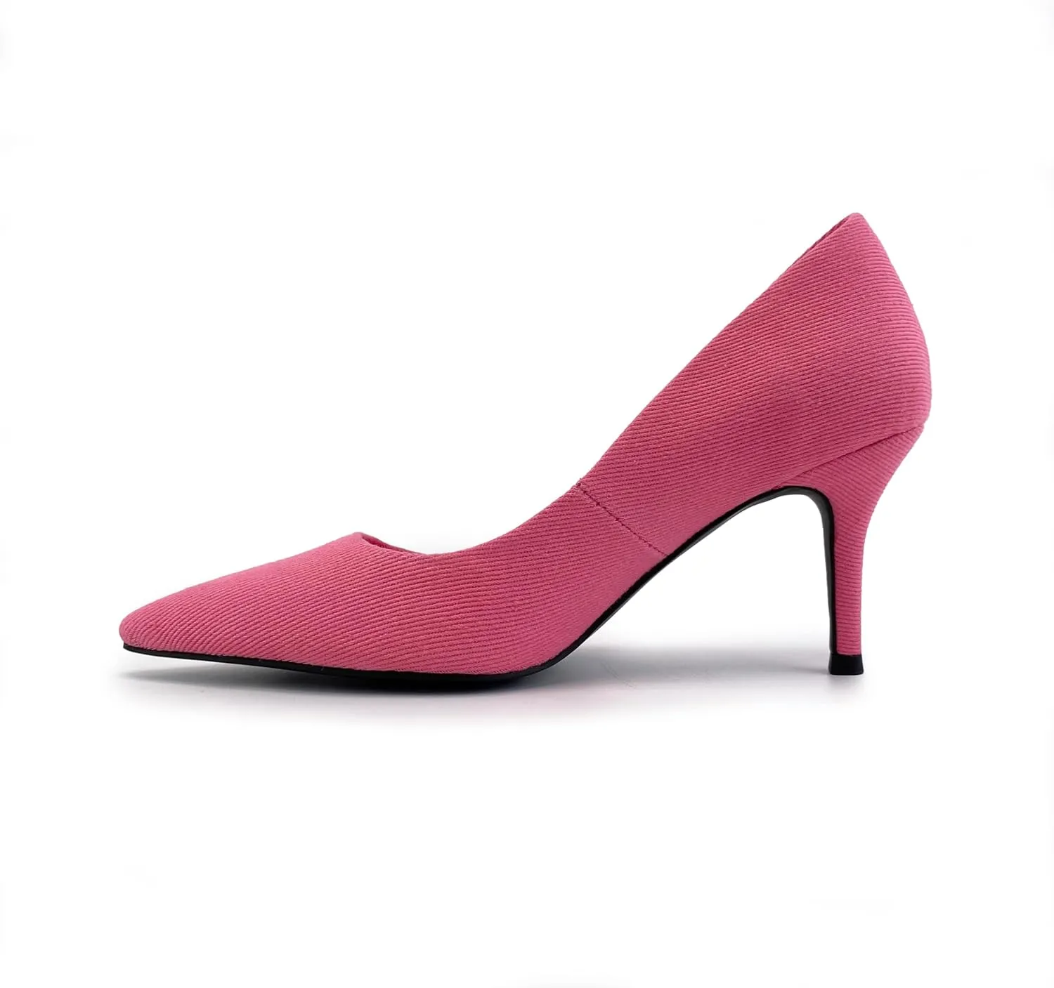 Women's Colorful Denim Walkers Stiletto Heel Dress Pump Shoes