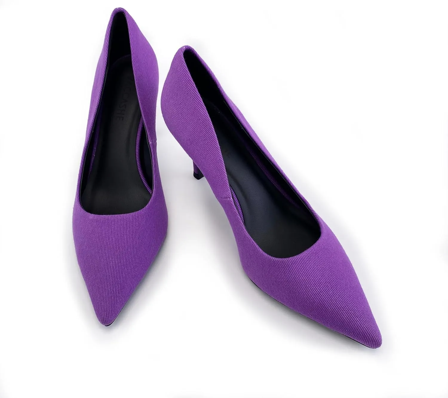 Women's Colorful Denim Walkers Stiletto Heel Dress Pump Shoes