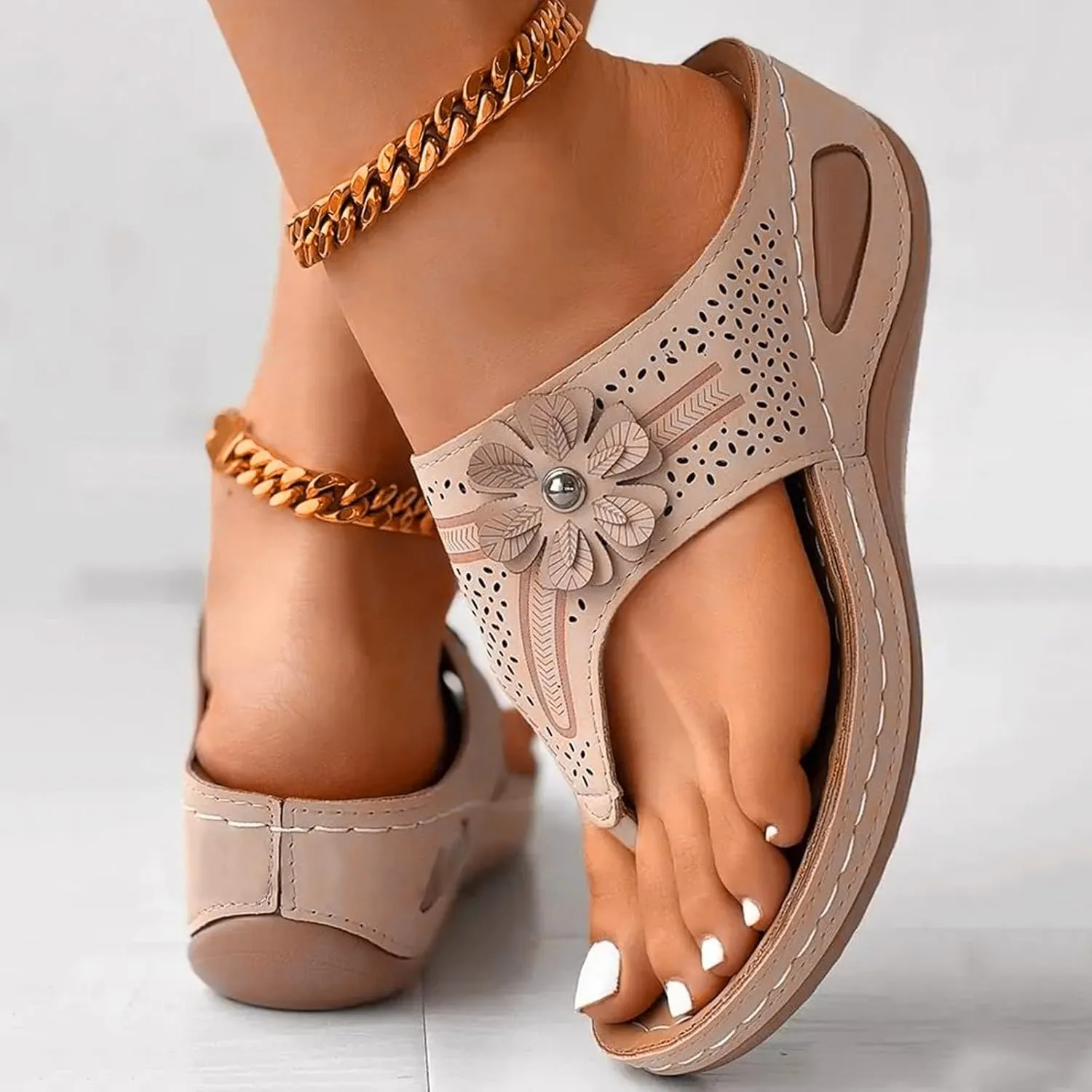 Womens Flip Flops Comfort Beach Thong Sandals Indoor Outdoor Sandal Comfort Walking Summer Beach Thong Sandals