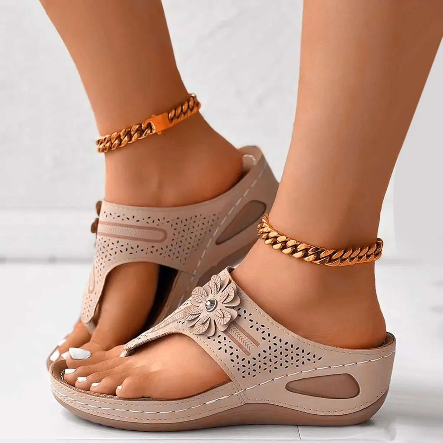 Womens Flip Flops Comfort Beach Thong Sandals Indoor Outdoor Sandal Comfort Walking Summer Beach Thong Sandals