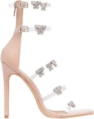 Women's Open Toe High Ankle Strap High Heels Stiletto Sandals