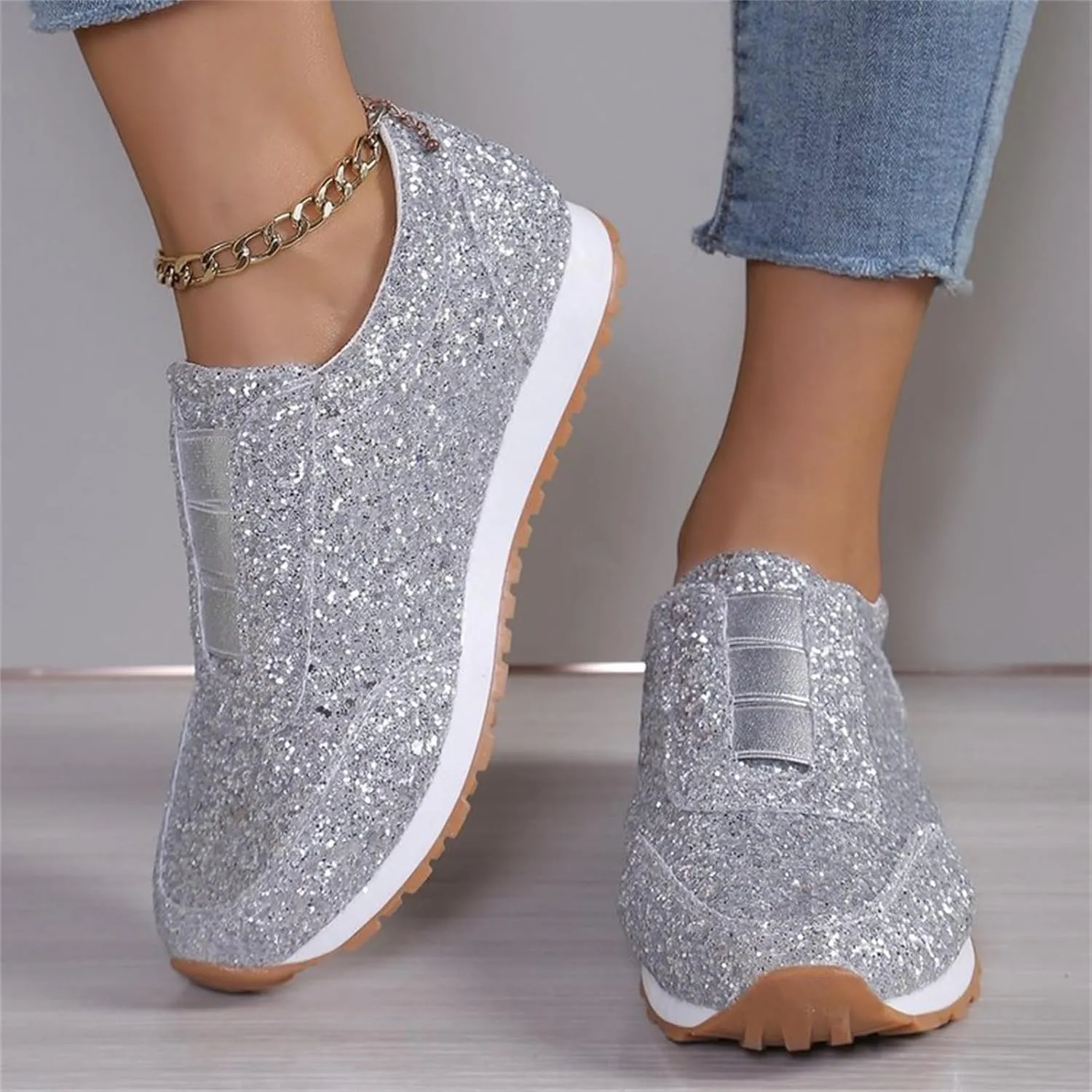Women's Running Shoes Sneakers for Women Clearance Platform Loafers for Women Wide Men Dress Shoes Closed Back Lightweight Breathable Deals Cheap
