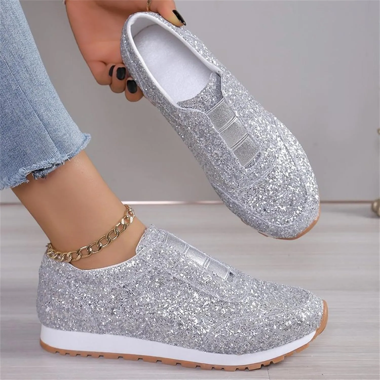 Women's Running Shoes Sneakers for Women Clearance Platform Loafers for Women Wide Men Dress Shoes Closed Back Lightweight Breathable Deals Cheap