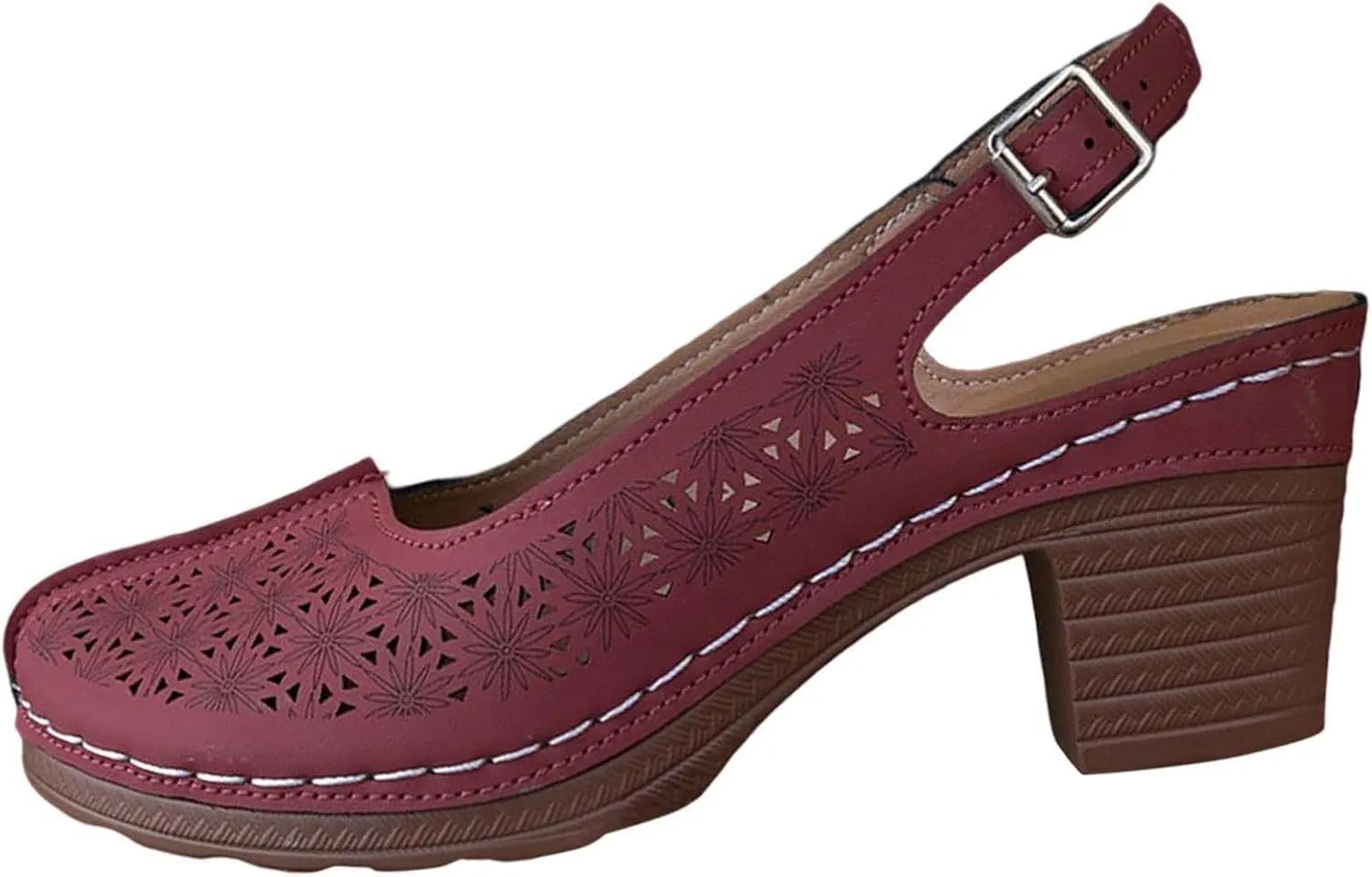Women's Sandals Closed Round Toe Sandal Casual High Heel Sandal Comfortable Fashion Dressy Shoes 2025