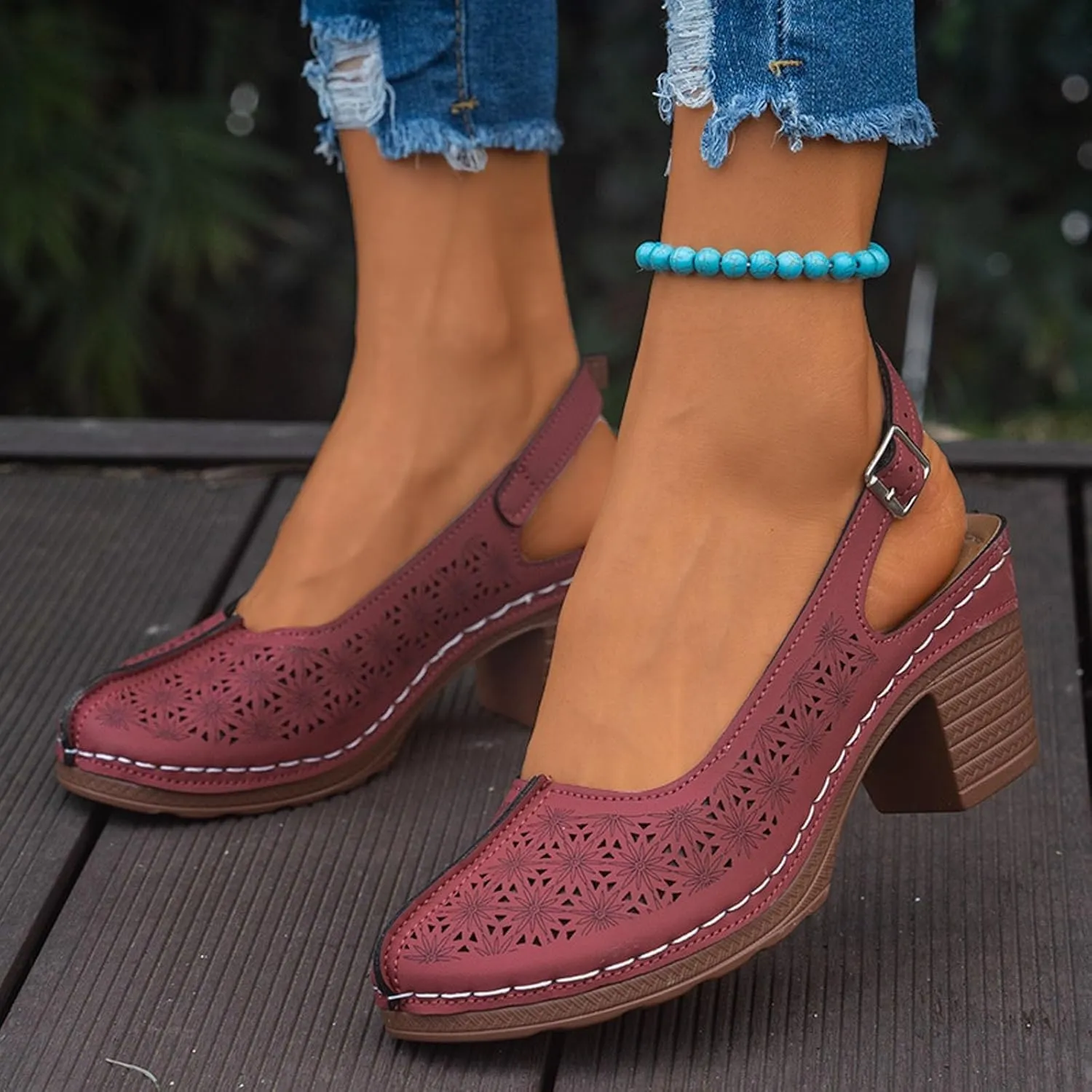 Women's Sandals Closed Round Toe Sandal Casual High Heel Sandal Comfortable Fashion Dressy Shoes 2025