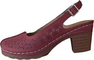 Women's Sandals Closed Round Toe Sandal Casual High Heel Sandal Comfortable Fashion Dressy Shoes 2025