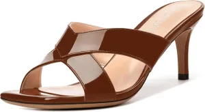 Womens Sandals, Open Square Toe Stiletto High Heels, Fashion Solid Patent Heeled Sandals