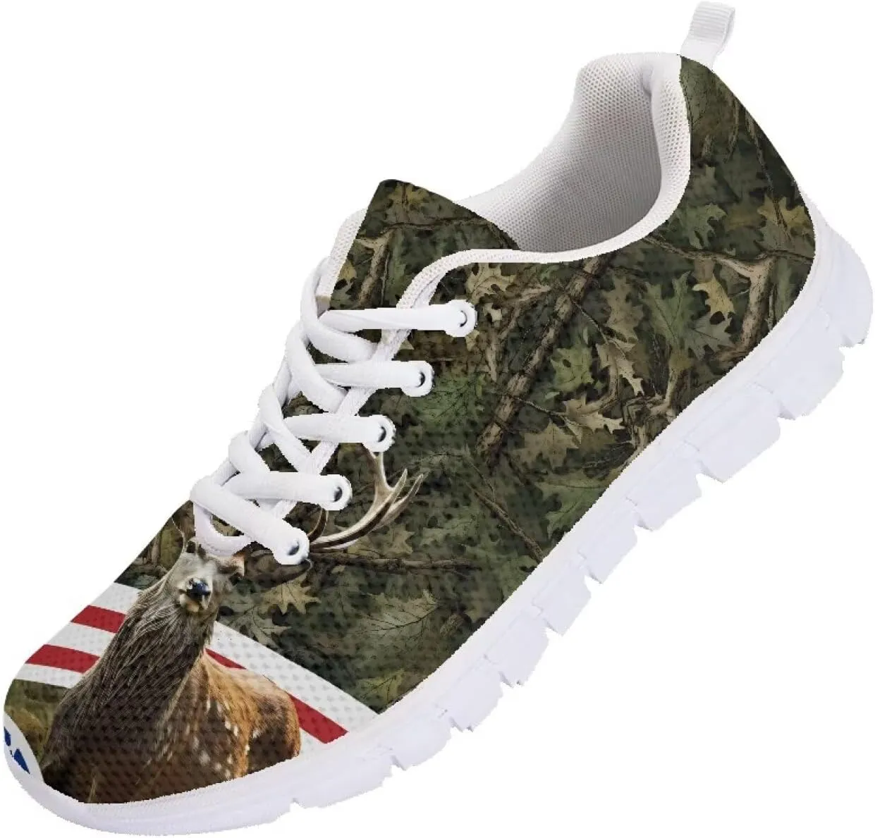 Women's Sneakers Mesh Lace Up Running Shoes Size 5-11 Lightweight Walking Athletic Shoes