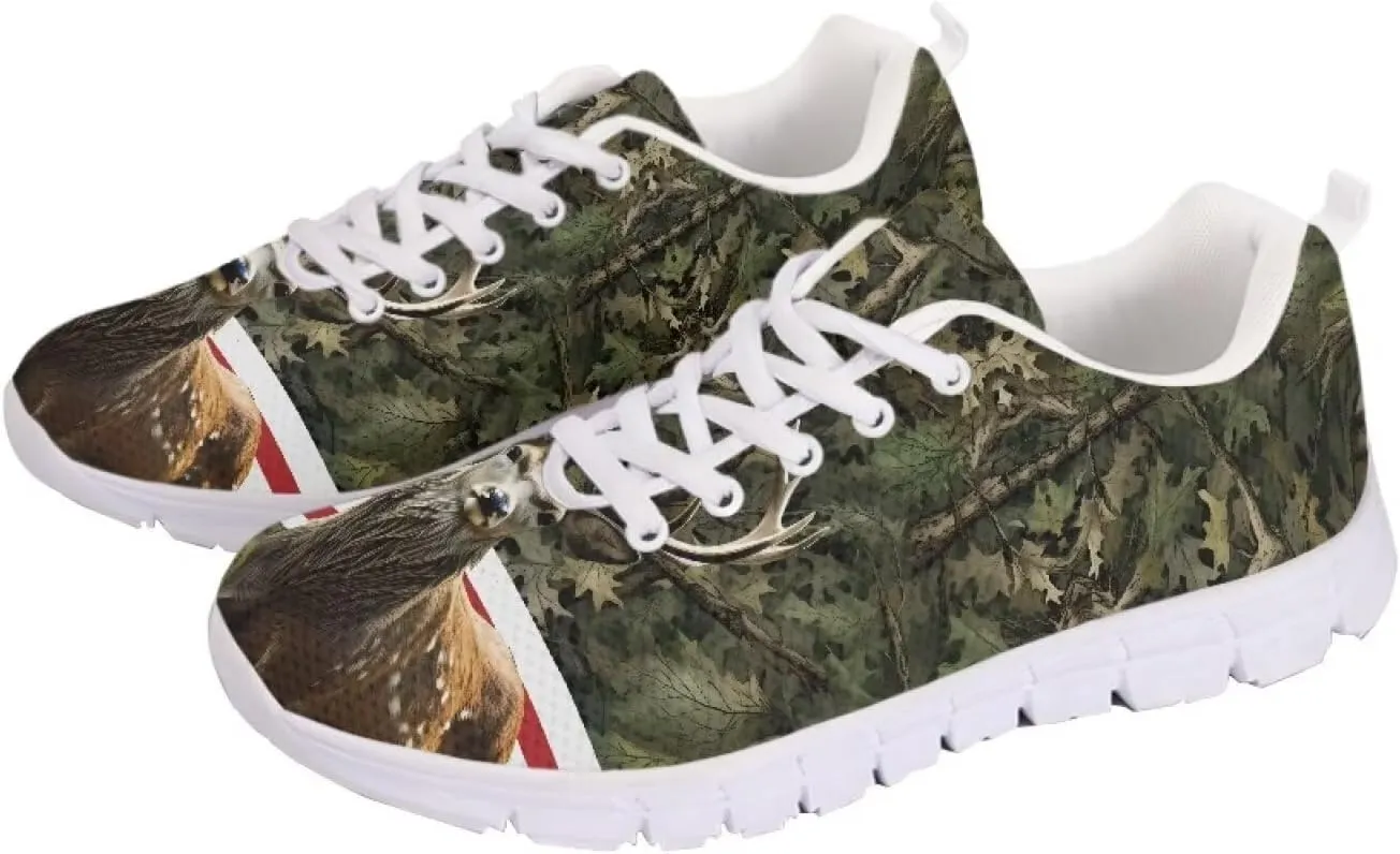 Women's Sneakers Mesh Lace Up Running Shoes Size 5-11 Lightweight Walking Athletic Shoes