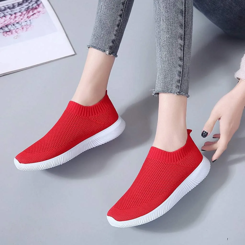 Women's Walking Shoes Arch Support Non Slip Mens Casual Shoes Mesh Breathable Women Casual Shoes Casual Sneakers Platform Tennis Shoe White Loafers