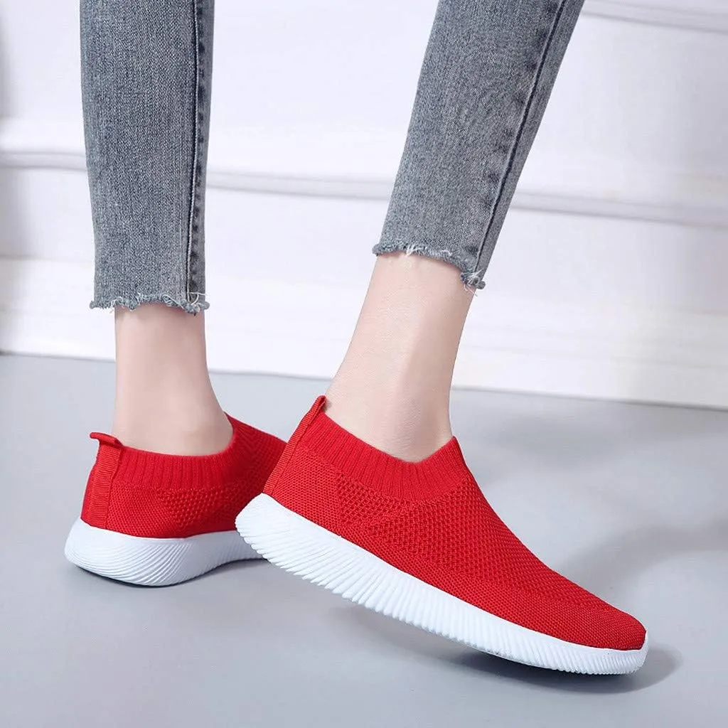Women's Walking Shoes Arch Support Non Slip Mens Casual Shoes Mesh Breathable Women Casual Shoes Casual Sneakers Platform Tennis Shoe White Loafers
