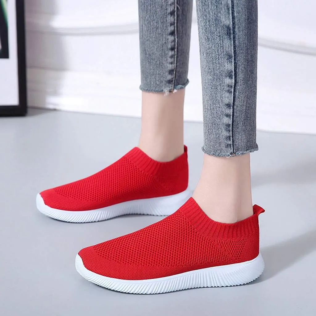 Women's Walking Shoes Arch Support Non Slip Mens Casual Shoes Mesh Breathable Women Casual Shoes Casual Sneakers Platform Tennis Shoe White Loafers