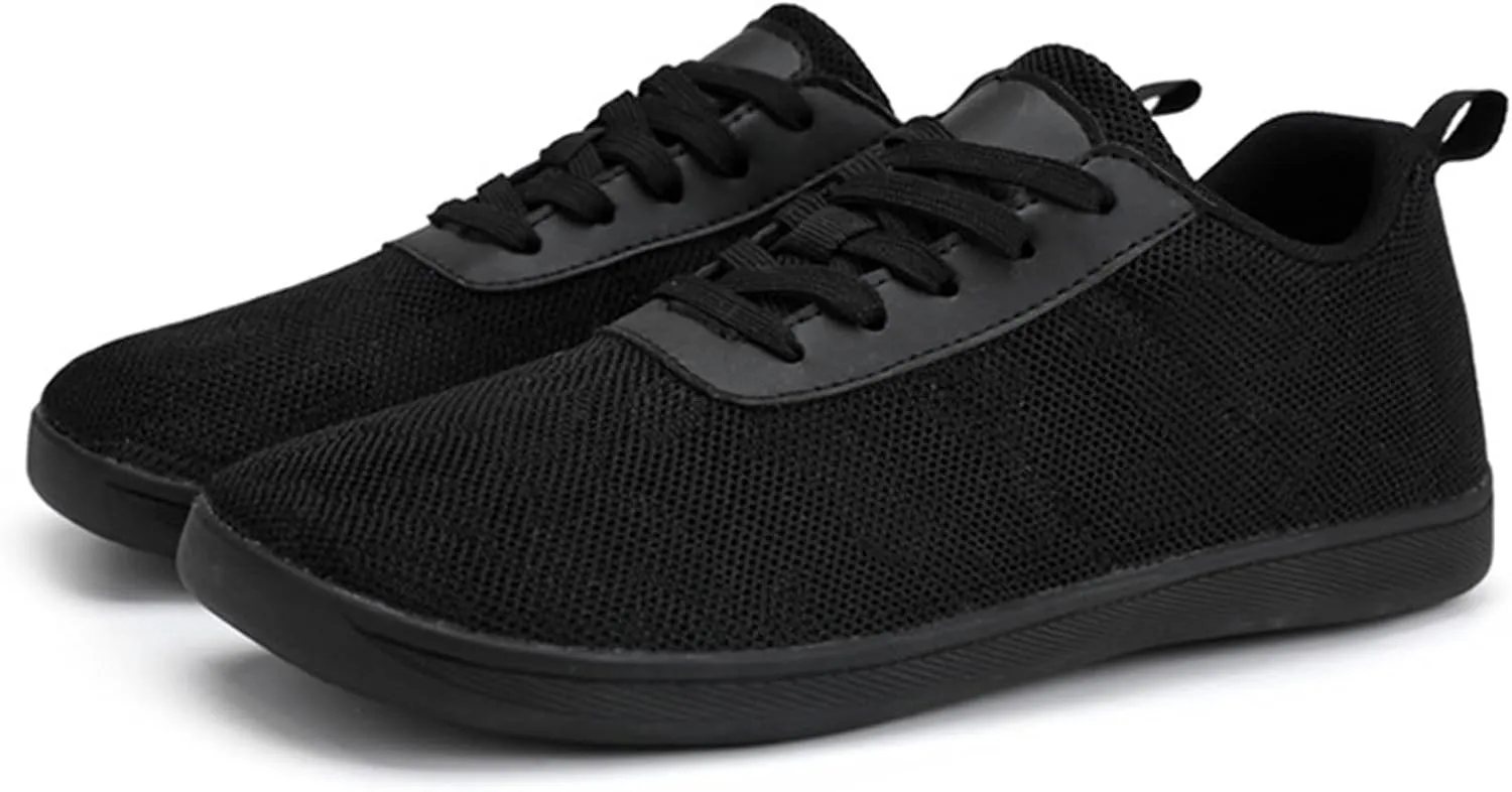 Workout Athletic Sport Shoes for Men Breathable Elastic Fly Woven Mesh Sneaker Outdoor Non Slip Jogging Sneakers
