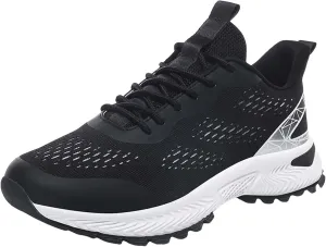 Workout Athletic Sport Shoes for Men Lightweight Sport Gym Jogging Walking Sneaker Elastic Fly Woven Mesh Shoes